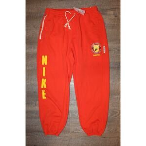 NWT NIKE‎ SPARKS TECH ORANGE LOGO JOGGER SWEATPANTS ORANGE YELLOW XXL